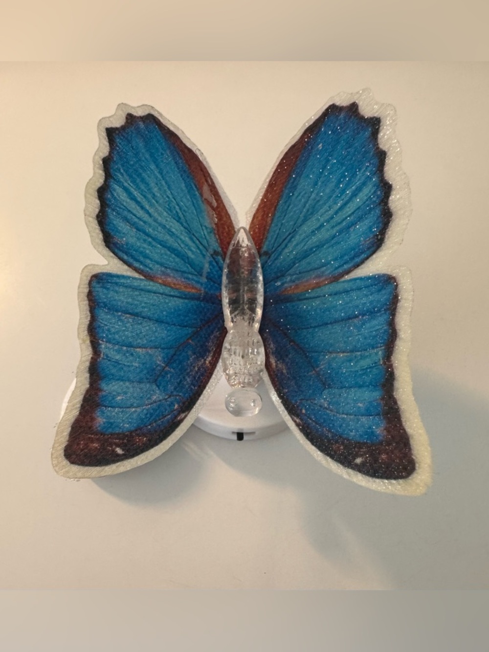 Blue Butterfly Decorative Light Accent